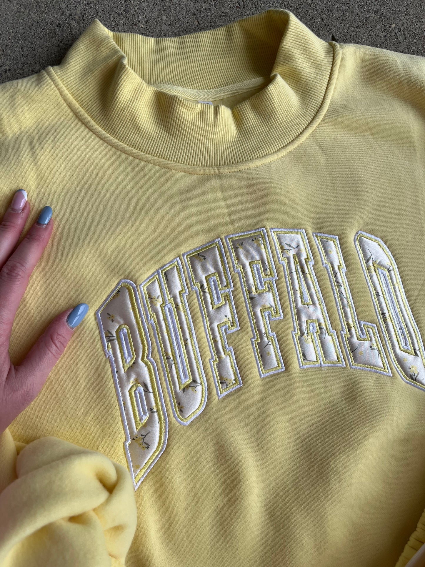 Yellow Floral Mockneck Set (sold separately)