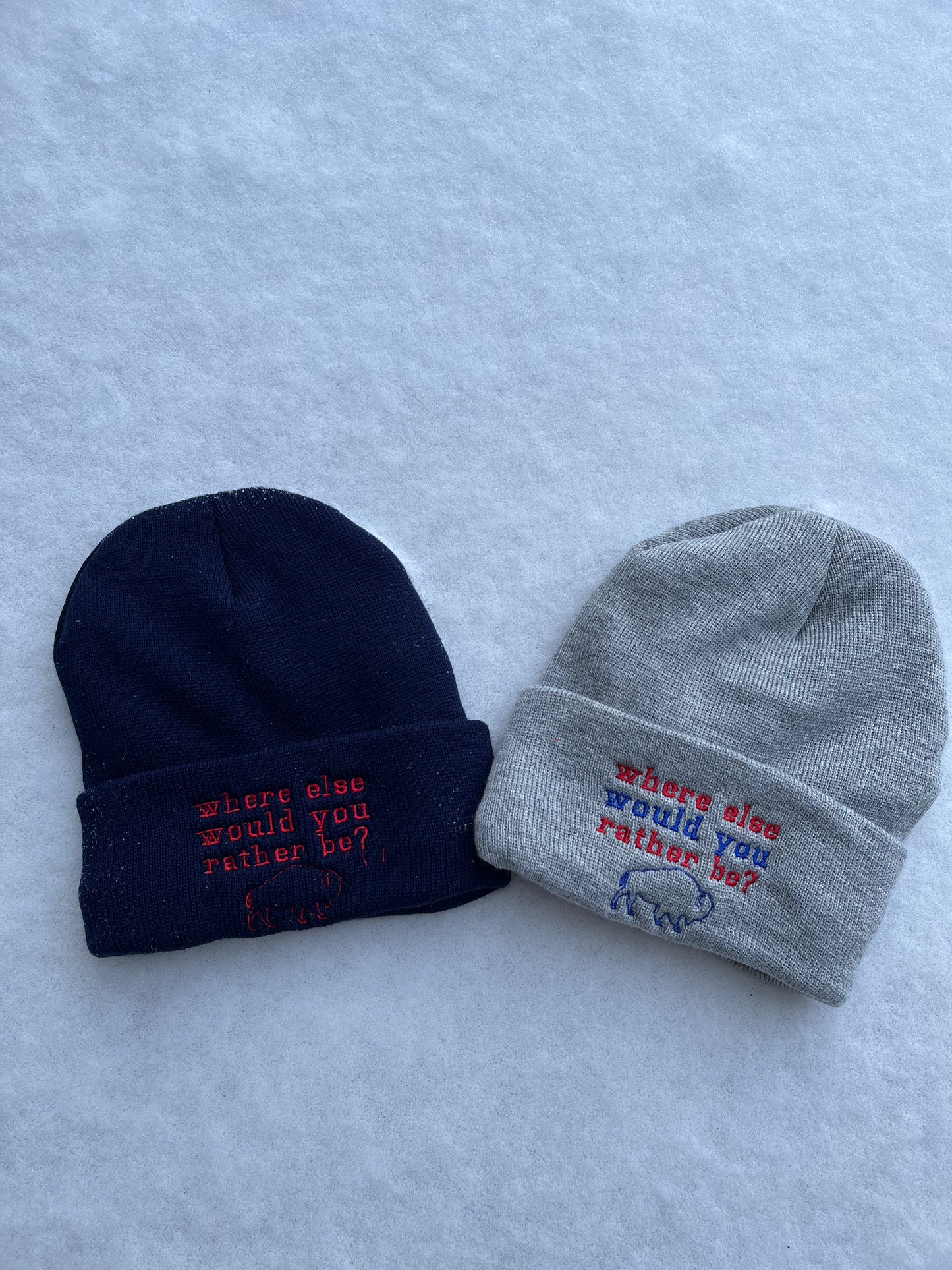 Where else would you rather be? Beanies