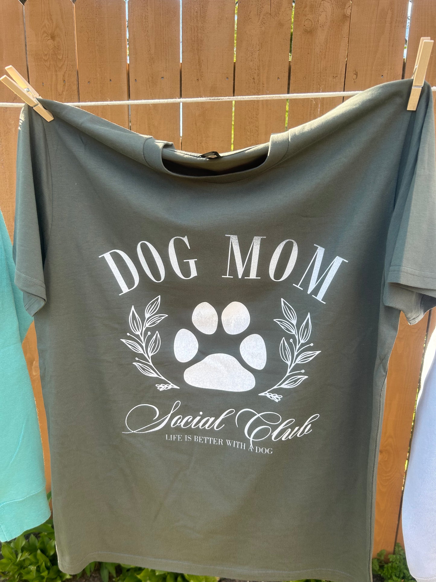 Dog Mom Social Club- Heavyweight Crew & Oversized Tees
