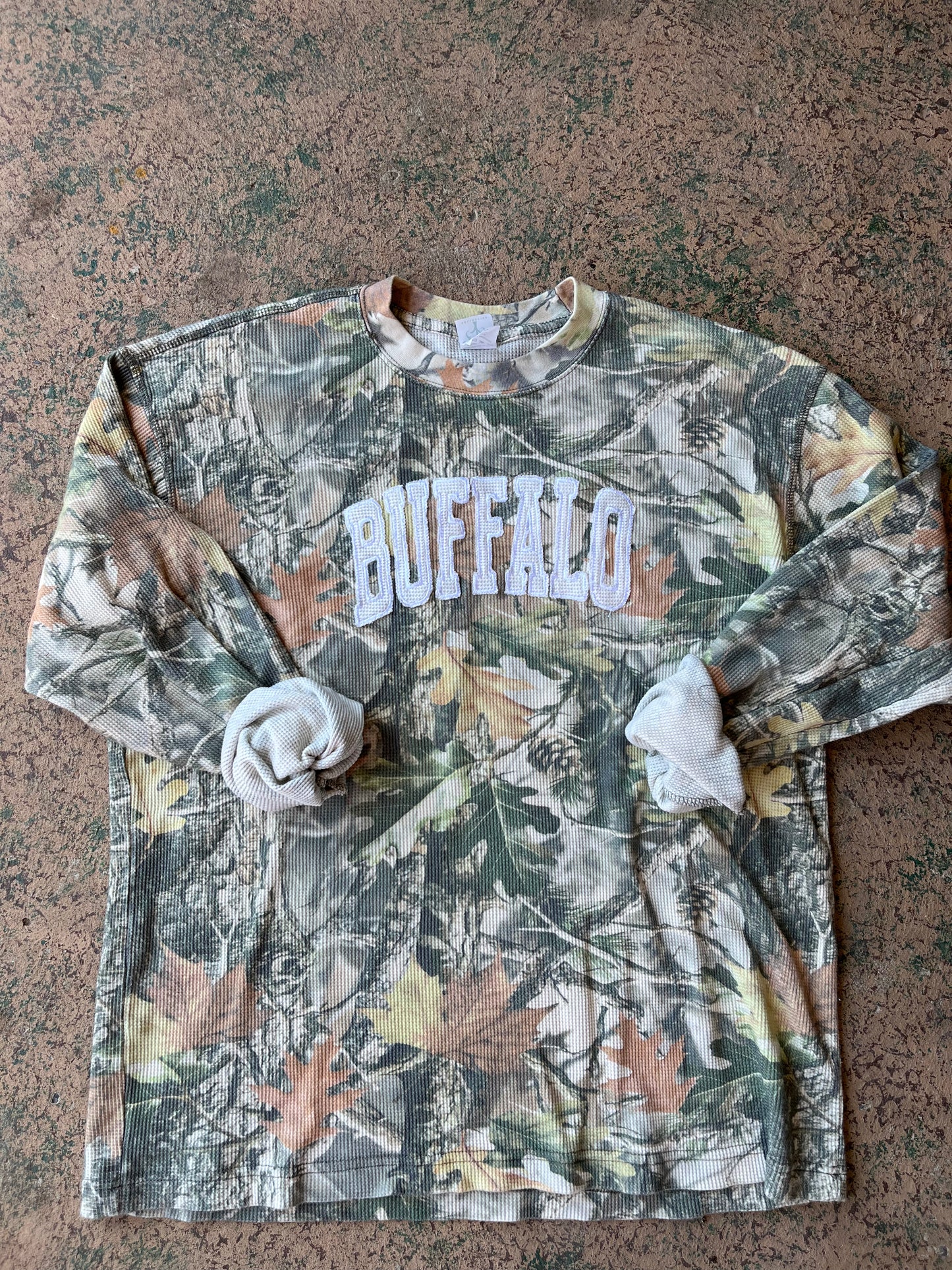 Buffalo Camo Waffle Knit
