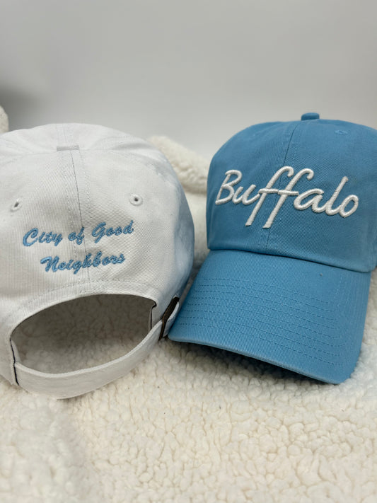 Buffalo 3D embroidered caps