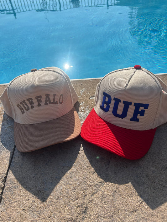 Two Tone Corduroy Hats