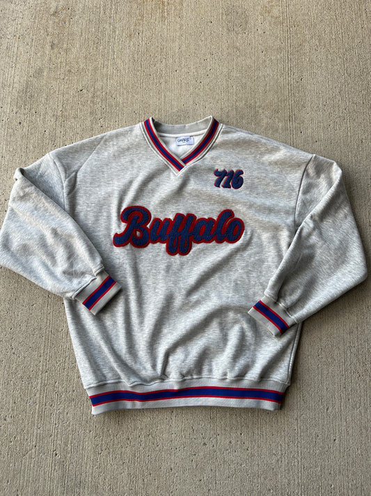 Gray Buffalo V Neck