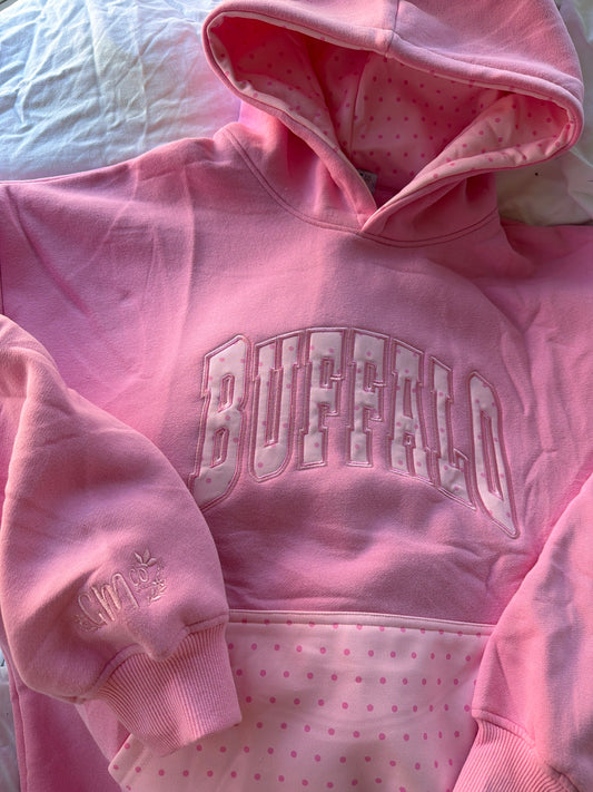 Pretty in Pink Polka Dot Hoodie