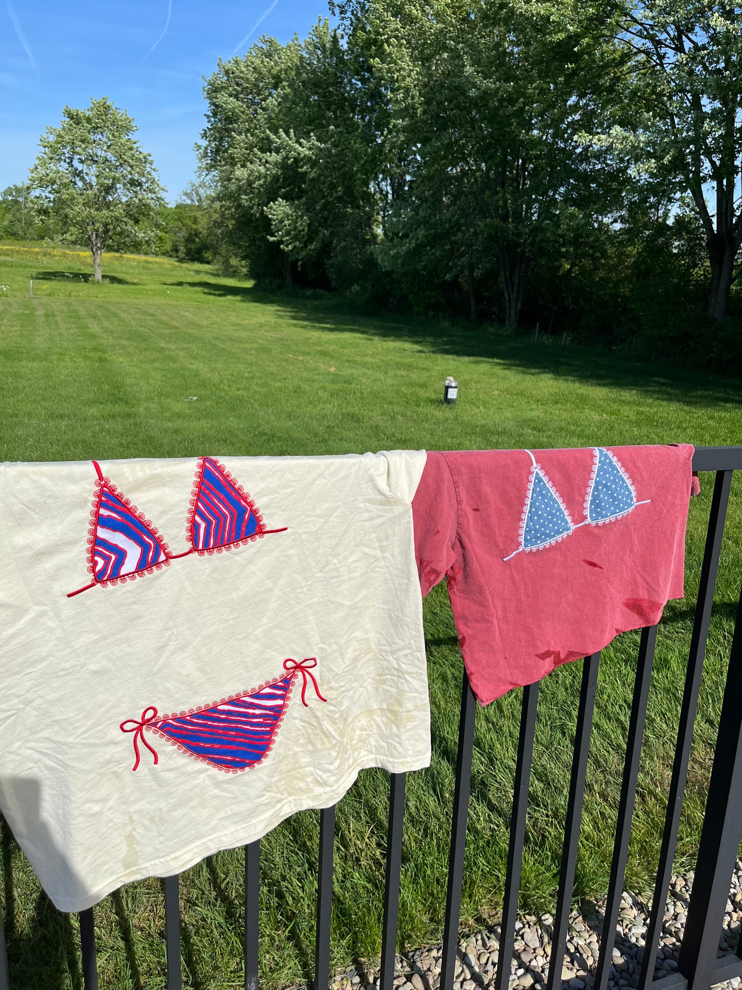 Embroidered 👙 Bikini T Shirt
