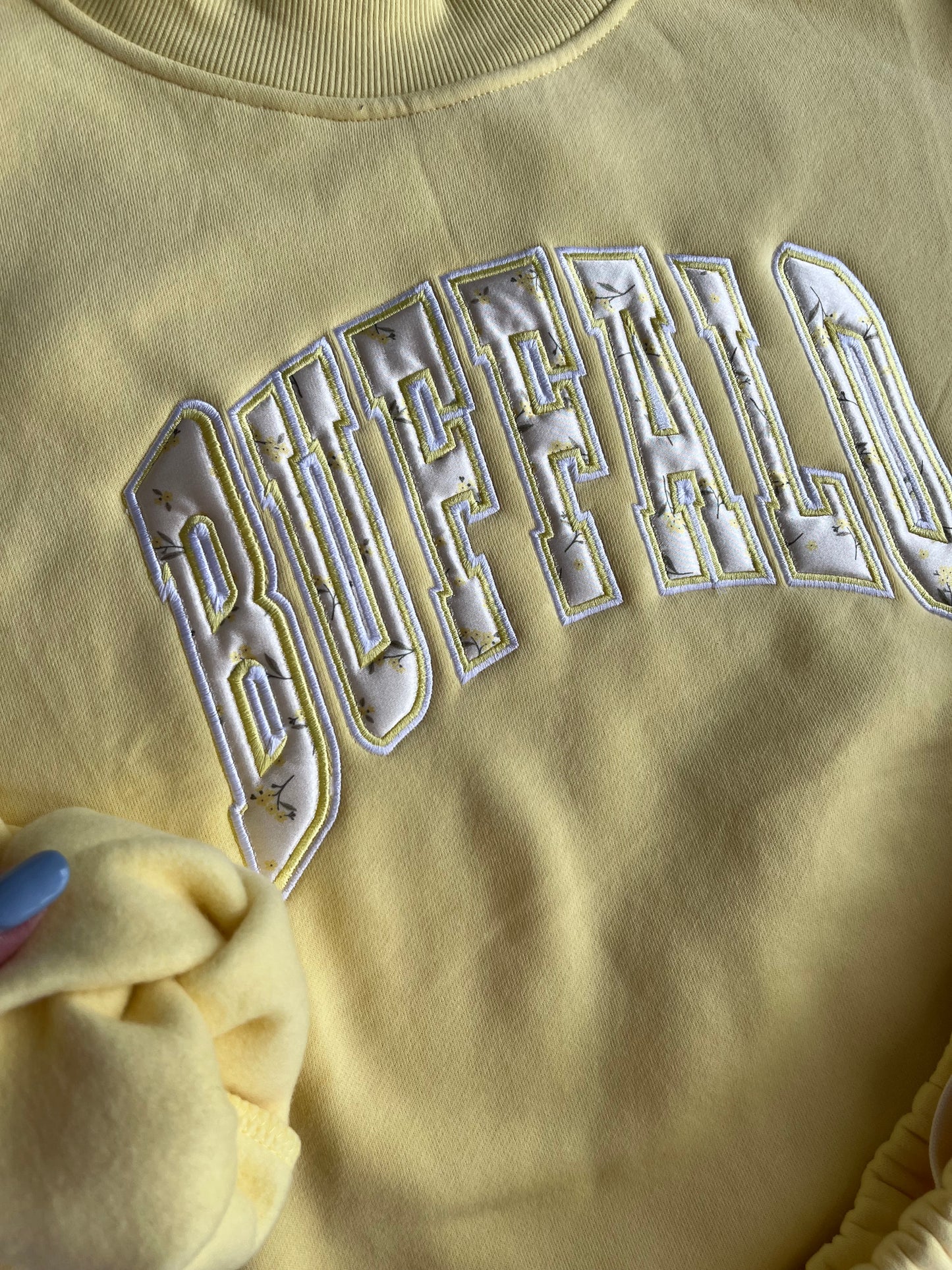 Yellow Floral Mockneck Set (sold separately)