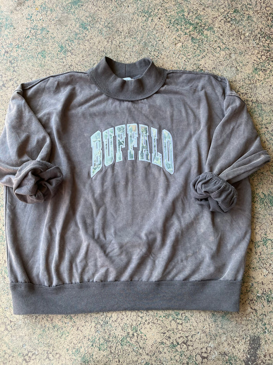 Buffalo Camo Mock Neck