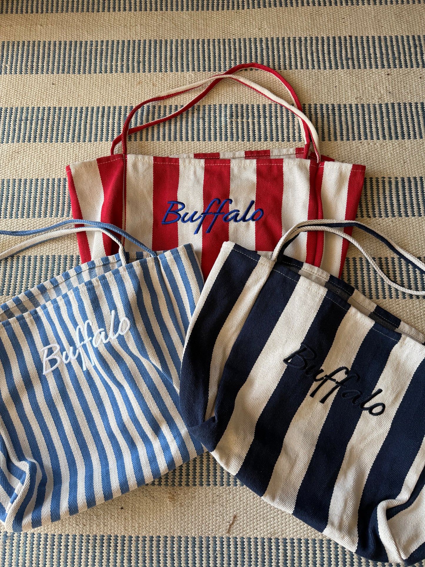Buffalo Stripe Tote Bag