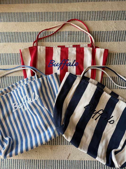 Buffalo Stripe Tote Bag