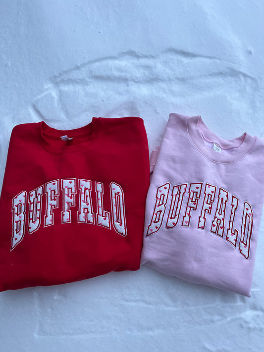 Buffalo Hearts 💕 Crewneck