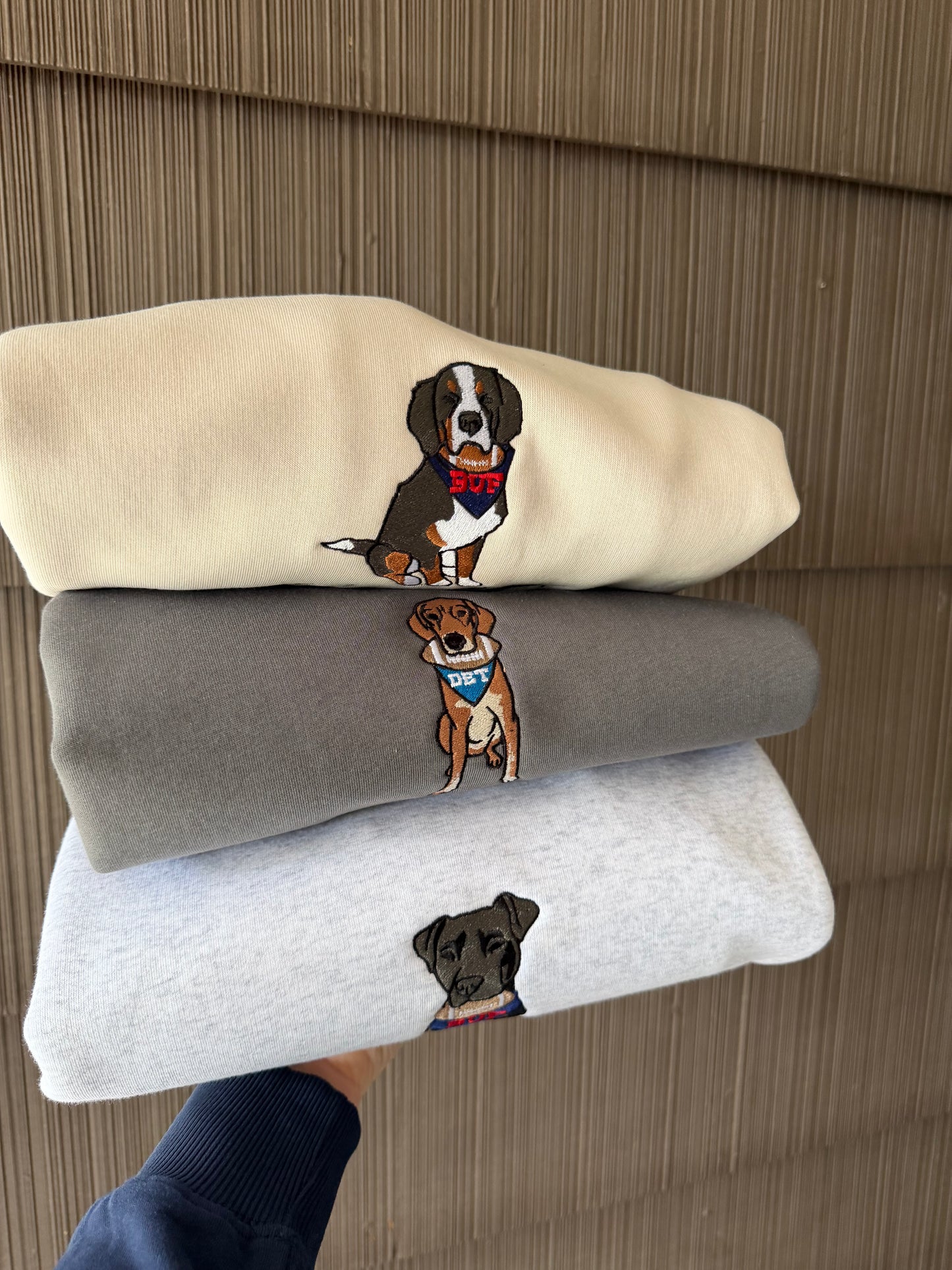 Sports Pet Customs- CREWS & HOODIES- available before CHRISTMAS!