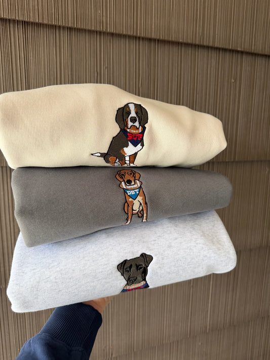 Sports Pet Customs- CREWS & HOODIES- available before CHRISTMAS!