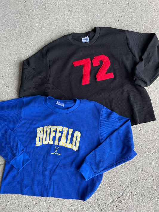 Buffalo Hockey Waffle Knits